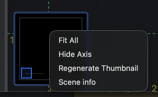 Mini viewer context menu